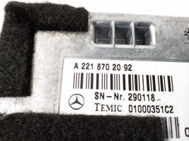 Mercedes-Benz S W221 Sterownik / Moduł sterujący telefonem A2218702092