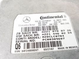 Mercedes-Benz S W221 Puhelimen käyttöyksikkö/-moduuli A2218708726