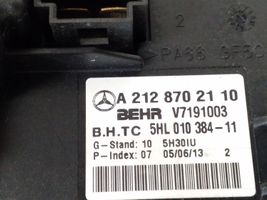 Mercedes-Benz E C207 W207 Résistance moteur de ventilateur de chauffage A2128702110