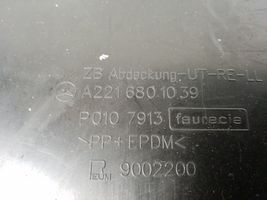 Mercedes-Benz S W221 Kojelaudan alempi verhoilu A2216801039