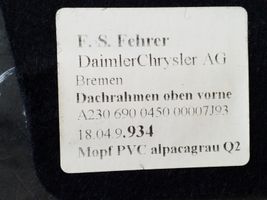 Mercedes-Benz SL R230 Kattoverhoilu A2306900450