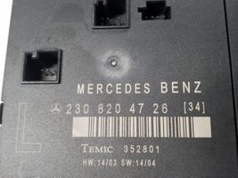 Mercedes-Benz SL R230 Oven ohjainlaite/moduuli A2308204726