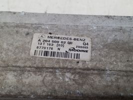 Mercedes-Benz E W212 Chłodnica powietrza doładowującego / Intercooler A2045000200