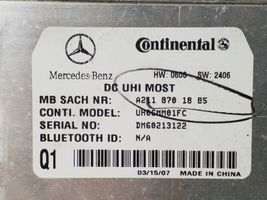 Mercedes-Benz ML W164 Module unité de contrôle Bluetooth A2118701885
