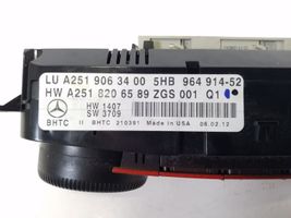 Mercedes-Benz GL X164 Module unité de contrôle climatisation A2519063400