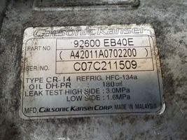 Nissan Navara Kompresor / Sprężarka klimatyzacji A/C 92600EB40E