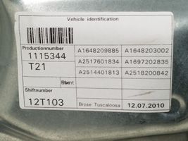 Mercedes-Benz R W251 Meccanismo di sollevamento del finestrino anteriore senza motorino A2517200679