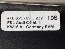 Audi A6 S6 C6 4F Apdaila galinių durų (moldingas) 4F0853763C