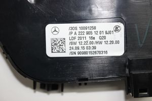 Mercedes-Benz S W222 Interruttore riscaldamento sedile A2229051201