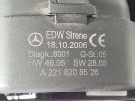 Mercedes-Benz CL C216 Signalizacijos sirena A2218208526