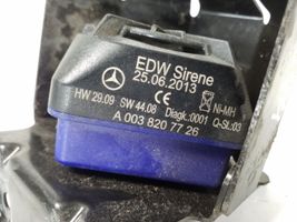 Mercedes-Benz SLK R172 Alarmes antivol sirène A0038207726