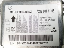 Mercedes-Benz E W212 Centralina/modulo airbag A2129011105