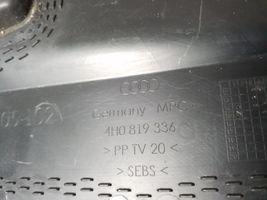 Audi A8 S8 D4 4H Rivestimento della modanatura della chiusura del vano motore/cofano 4H0819336