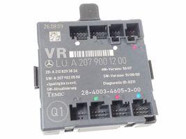 Mercedes-Benz E C207 W207 Centralina/modulo portiere A2079001200