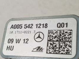 Mercedes-Benz E C207 W207 Sensore d’urto/d'impatto apertura airbag A0055421218