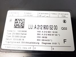 Mercedes-Benz E C207 W207 Sėdynės valdymo blokas A2129005200