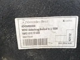 Mercedes-Benz B W246 W242 Rivestimento paraspruzzi parafango posteriore A2426900330