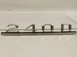 Mercedes-Benz W123 Gamintojo ženkliukas/ modelio raidės 1238170515