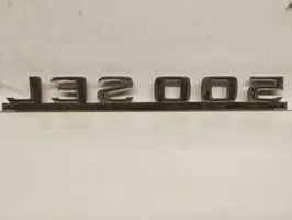 Mercedes-Benz S W126 Emblemat / Znaczek tylny / Litery modelu 1268172615