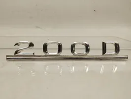 Mercedes-Benz 200 300 W123 Emblemat / Znaczek tylny / Litery modelu 1238170315