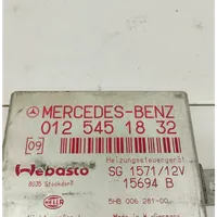 Mercedes-Benz S W140 Centralina/modulo riscaldamento ausiliario 0125451832