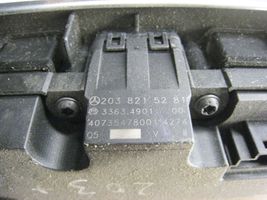 Mercedes-Benz C W203 Interrupteur feux de détresse 2038215281