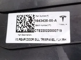 Tesla Model 3 Einstiegsleiste Zierleiste hinten 1643435-00-A