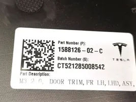 Tesla Model 3 Boczki / Poszycie drzwi przednich 1588126-02-C