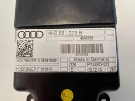 Audi A8 S8 D4 4H Moduł / Sterownik fotela 4H0881073B