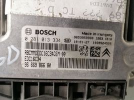 Peugeot 5008 Calculateur moteur ECU 0281013334