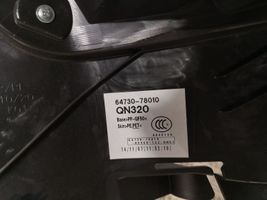 Lexus NX Dolny panel schowka koła zapasowego 6473078010