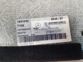 Mercedes-Benz R W251 Doublure de coffre arrière, tapis de sol A2516802418