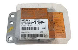 Nissan Pathfinder R51 Module de contrôle airbag 98820EA51B