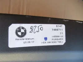 BMW 5 G30 G31 Rete portaoggetti del bagagliaio/baule 7466711
