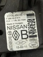 Nissan Qashqai+2 Alternador 231004BE0B