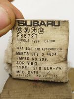 Subaru Forester SF Klamra tylnego pasa bezpieczeństwa F8672T