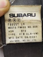 Subaru Forester SF Cintura di sicurezza posteriore F8655TLH
