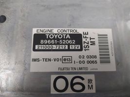 Toyota Yaris Centralina/modulo motore ECU 8966152062