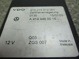 Mercedes-Benz Vaneo W414 Oven keskuslukituksen ohjausyksikön moduuli A4144460016