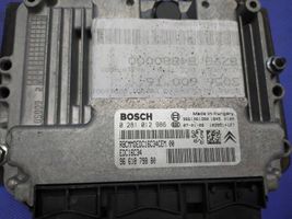 Peugeot 307 Komputer / Sterownik ECU silnika 9661879880