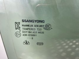 SsangYong Rexton Takaoven ikkunalasi 