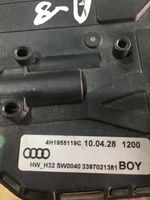 Audi A8 S8 D4 4H Etupyyhkimen vivusto ja moottori 4H1955023C