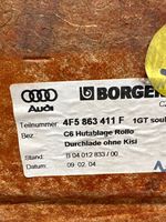 Audi A6 S6 C6 4F Elektrisks aizmugurējā loga aizkars 4F5863411F