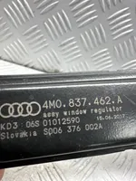 Audi Q7 4M Etuikkunan nostomekanismi ilman moottoria 4M0837462A