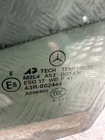 Mercedes-Benz ML W164 Vetro del finestrino della portiera posteriore 43R002444