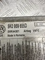 Volkswagen Golf VI Turvatyynyn ohjainlaite/moduuli 5K0959655D