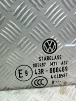 Volkswagen Golf VI aizmugurējo durvju stikls 43R000469