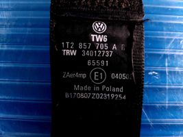 Volkswagen Cross Touran I Pas bezpieczeństwa fotela tylnego 1T2857705A