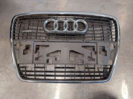 Audi A6 S6 C6 4F Grille calandre supérieure de pare-chocs avant 4F0853651