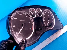 Peugeot 307 Compteur de vitesse tableau de bord P9647538480